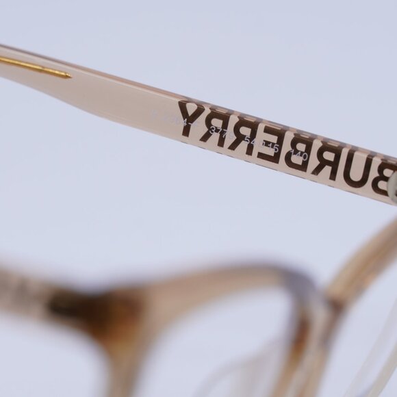 🕶️ New Burberry BE2364F 3779 Eyeglasses - Transparent Brown Frame - Picture 7 of 10